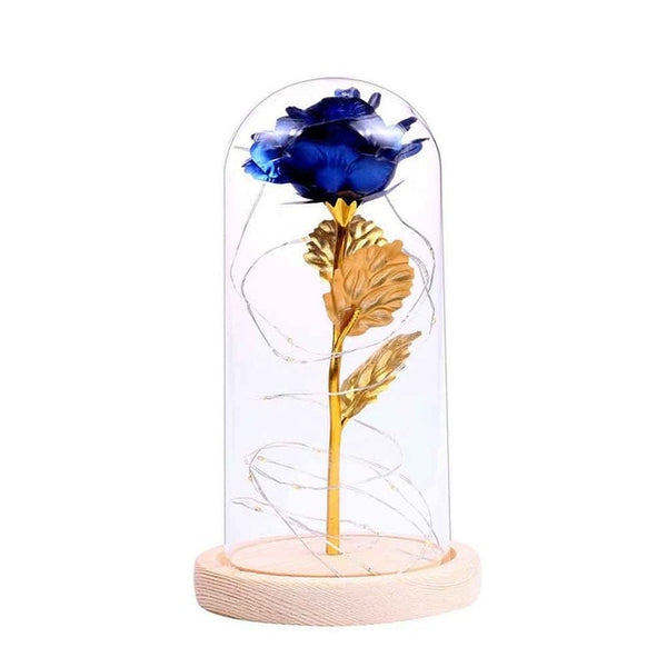 Rose Lamp Bottle Desk Night Light