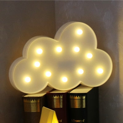 Cloud-Star-Moon LED