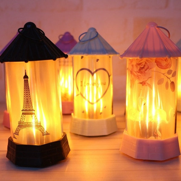 Simulation Flame Light Night